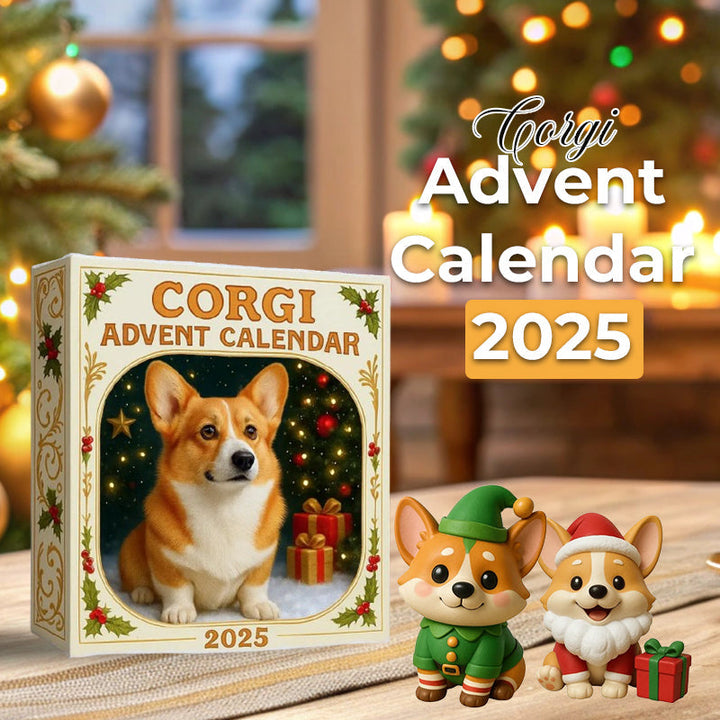 🎄CORGI ADVENT CALENDAR 2025 - 2D DESIGN🐶