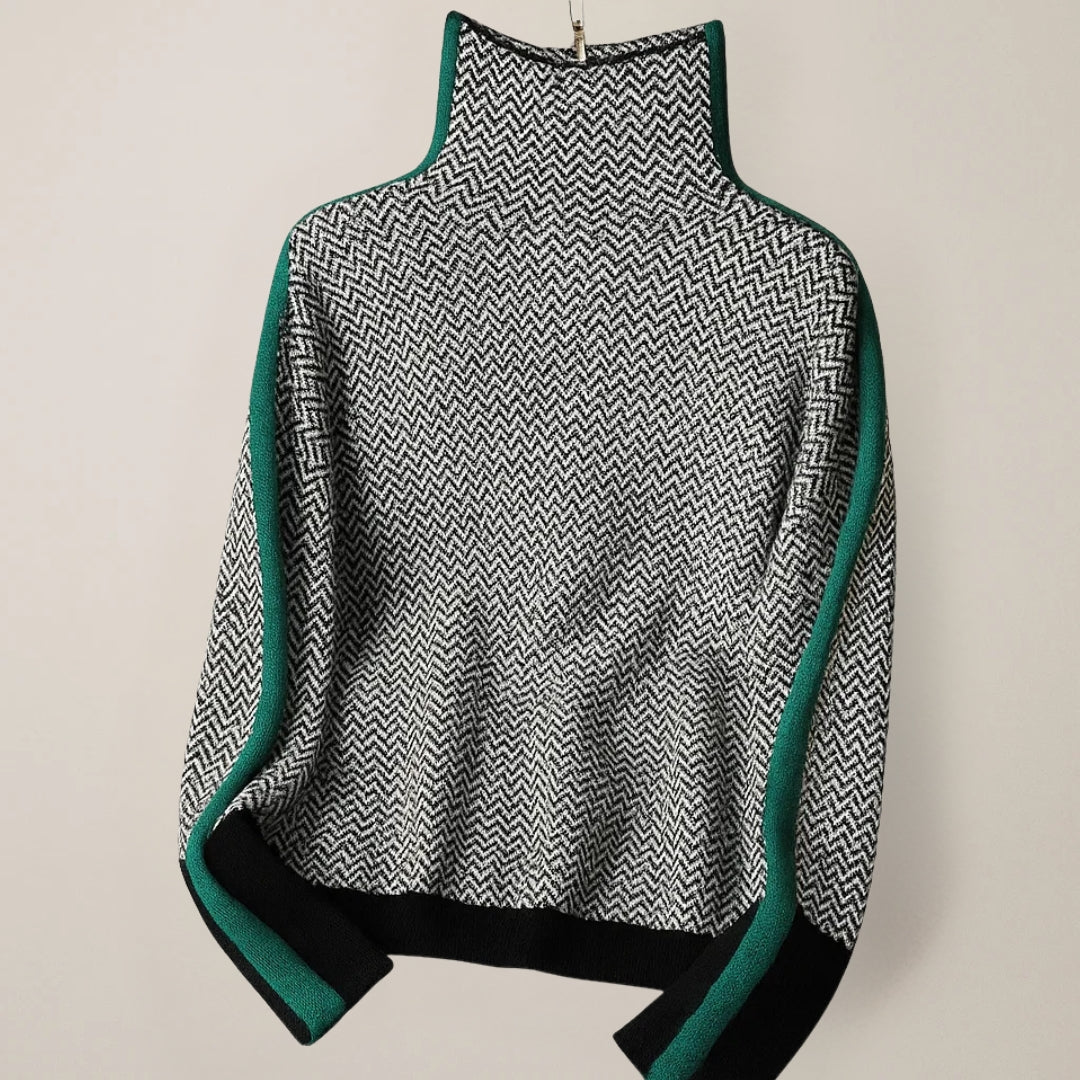 HELENE | HIGH-NECK PULLOVER
