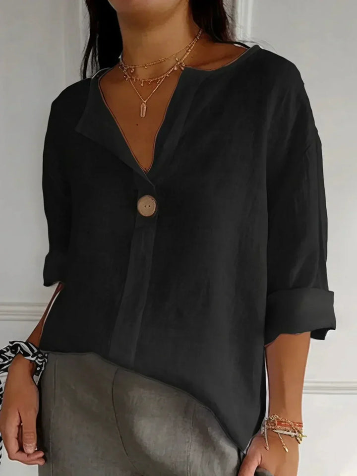 JENNY | CASUAL V-NECK BLOUSE