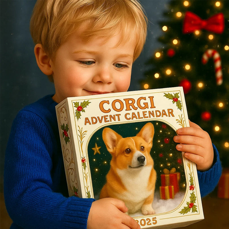 🎄CORGI ADVENT CALENDAR 2025 - 2D DESIGN🐶
