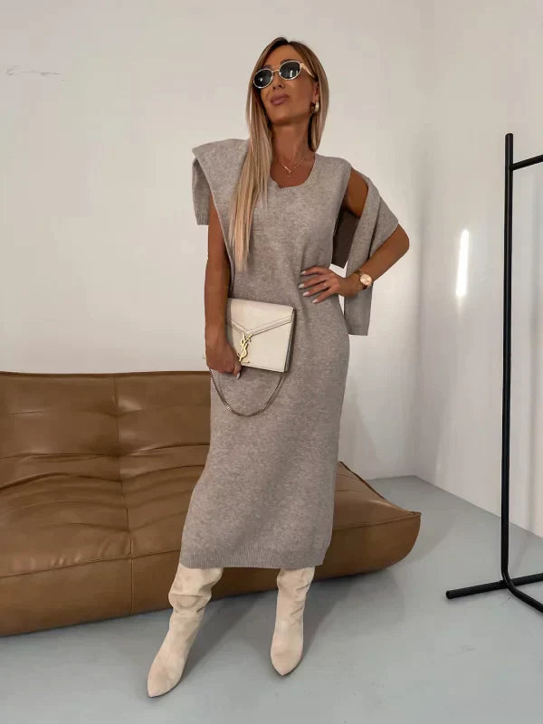 BRIANNAH | DRESS WITH MATCHING TURTLENECK