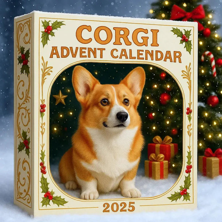 🎄CORGI ADVENT CALENDAR 2025 - 2D DESIGN🐶