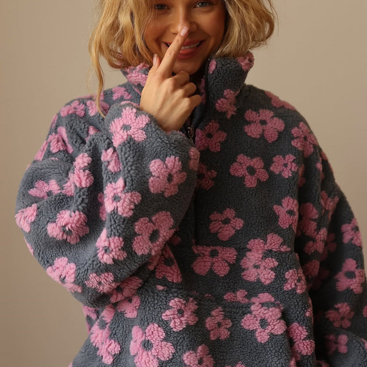 CLARISSA | FLEECE PULLOVER BLOOM