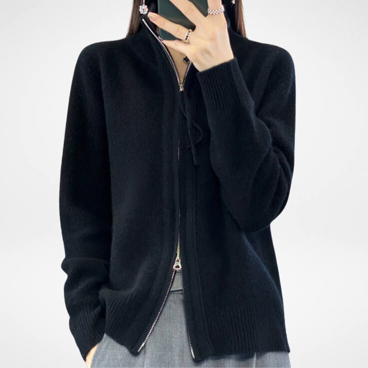 GIANNA | CARDIGAN WITH ZIPPER