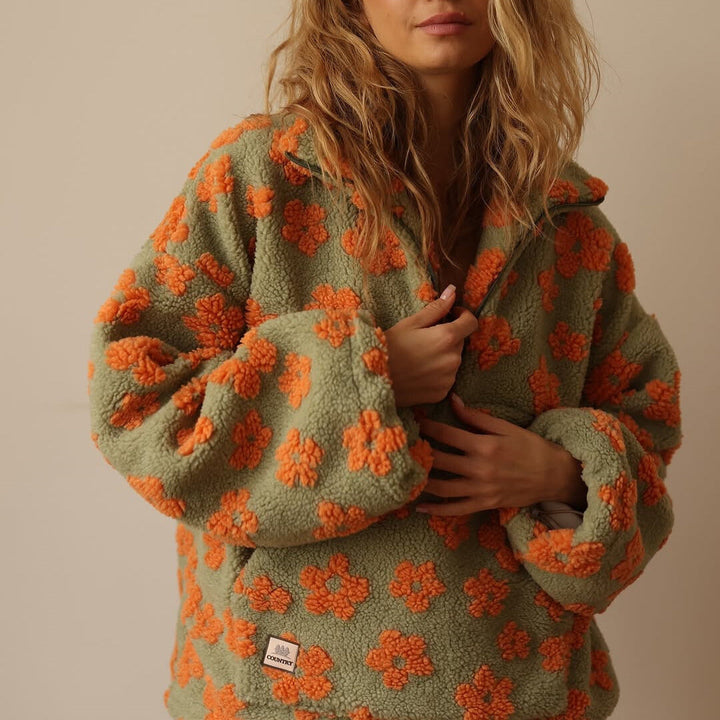 CLARISSA | FLEECE PULLOVER BLOOM