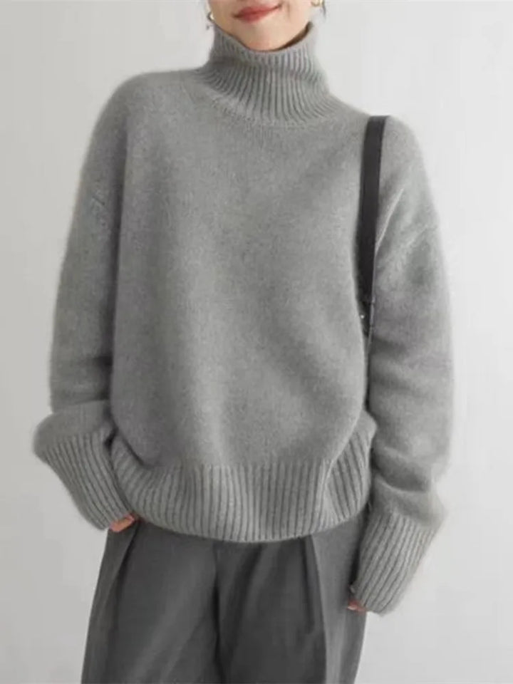 ROSIE | ELEGANT HIGH-NECK SWEATER