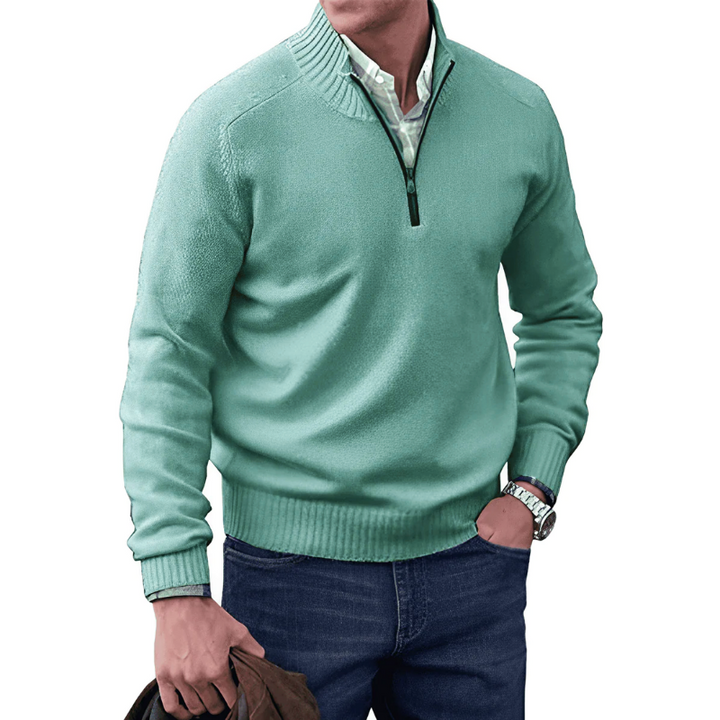 JAMIE | ELEGANT ZIPPERED SWEATER