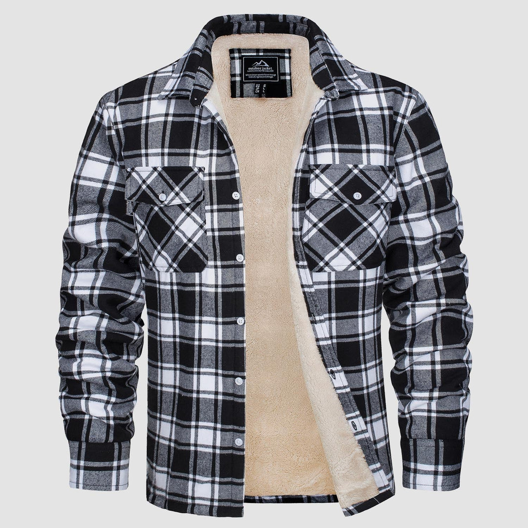 CLAYTON | LINED CHEQUERED SHIRT JACKET