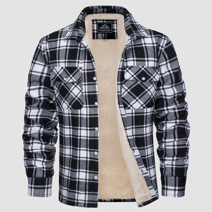 CLAYTON | LINED CHEQUERED SHIRT JACKET