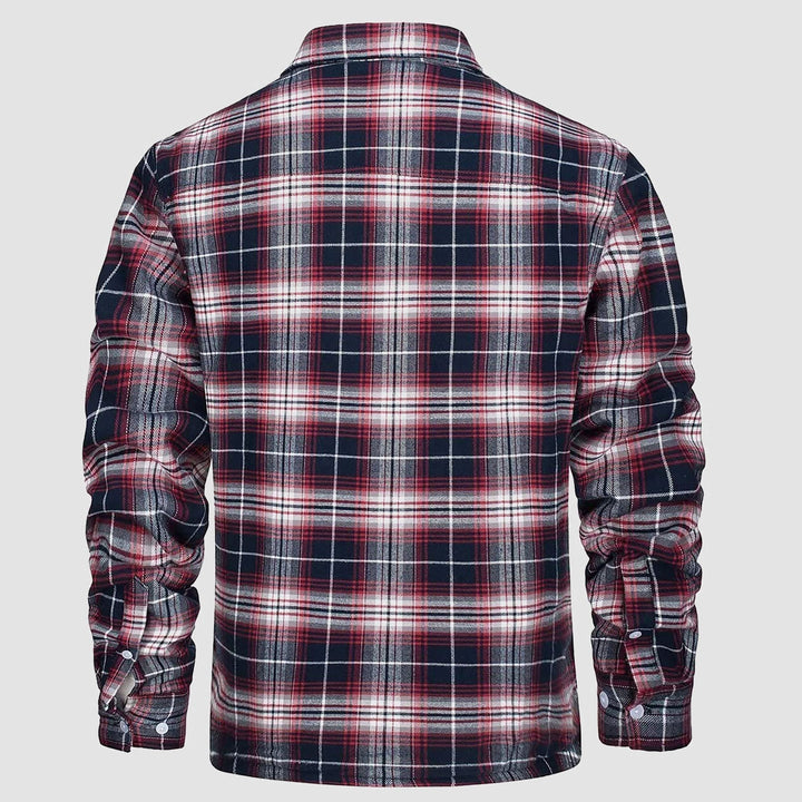CLAYTON | LINED CHEQUERED SHIRT JACKET