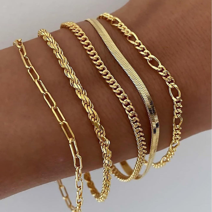 NOELLE | GOLD BRACELET SET