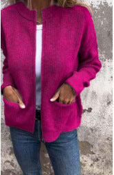 MARTA | ZIP-UP KNITTED CARDIGAN