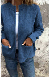 MARTA | ZIP-UP KNITTED CARDIGAN