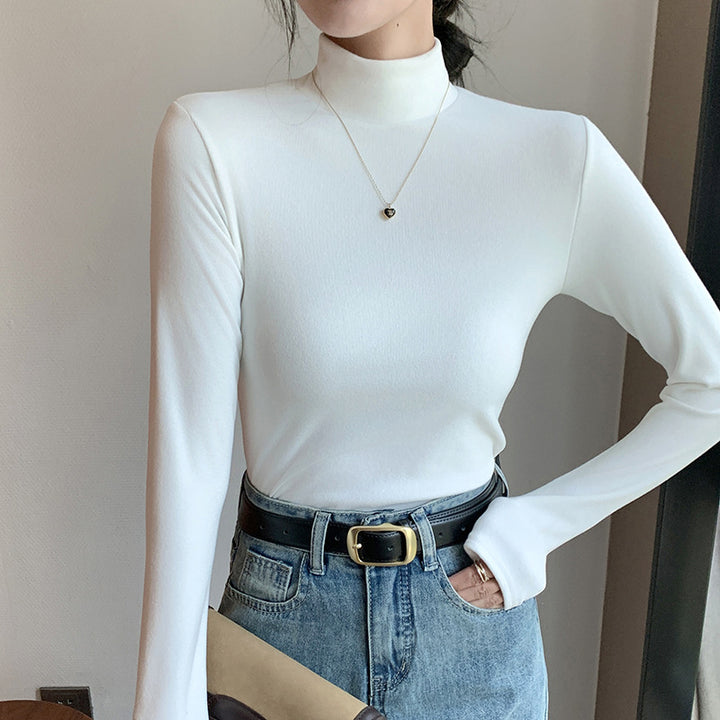 LEONA | HALF TURTLENECK LONG-SLEEVE TOP