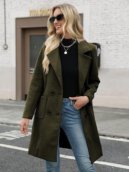 MADELINE | ELEGANT MID-LENGTH COAT