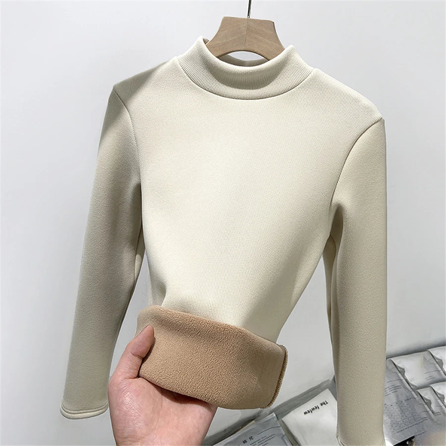 CORA | HALF TURTLENECK WARM TOP