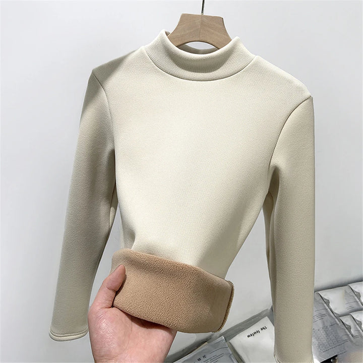 CORA | HALF TURTLENECK WARM TOP