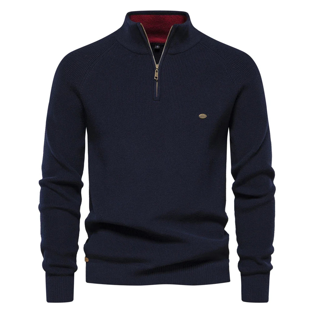 RILLON | KNITTED WARM PULLOVER