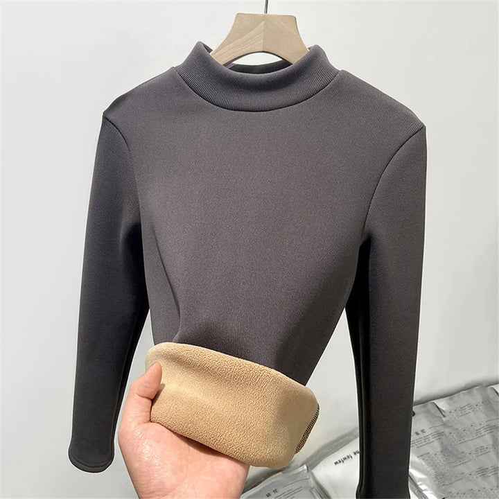 CORA | HALF TURTLENECK WARM TOP