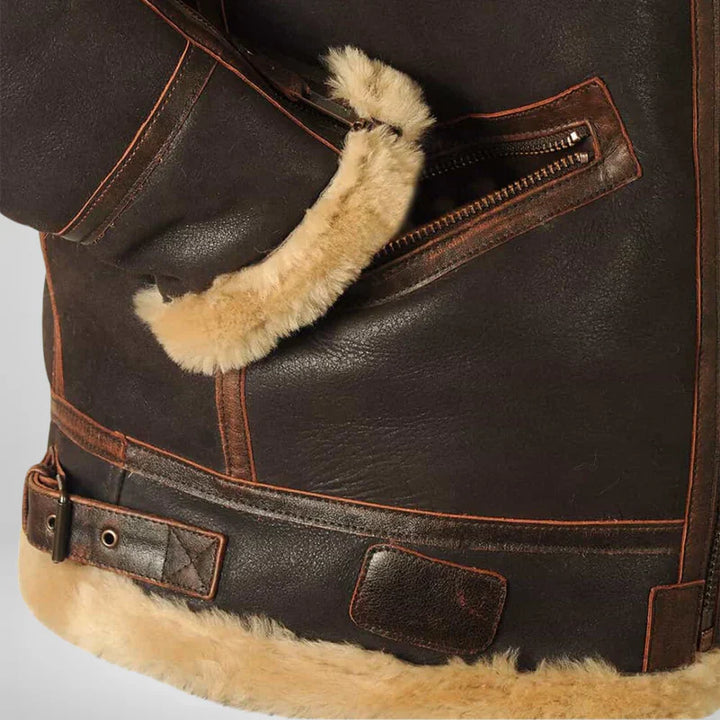 STETSON | MEN’S PILOT LEATHER WINTER JACKET