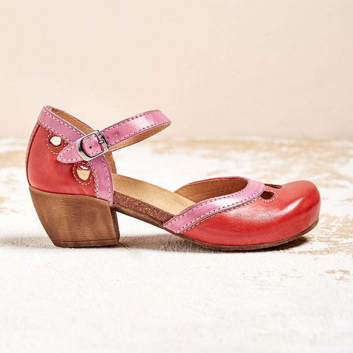 BIANCA | ORTHOPAEDIC SANDALS WITH LOW HEEL