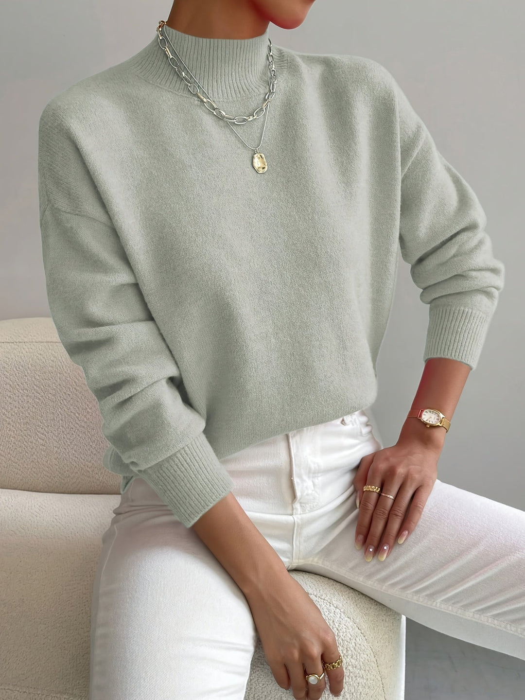 AVA | ROLL-NECK JUMPER