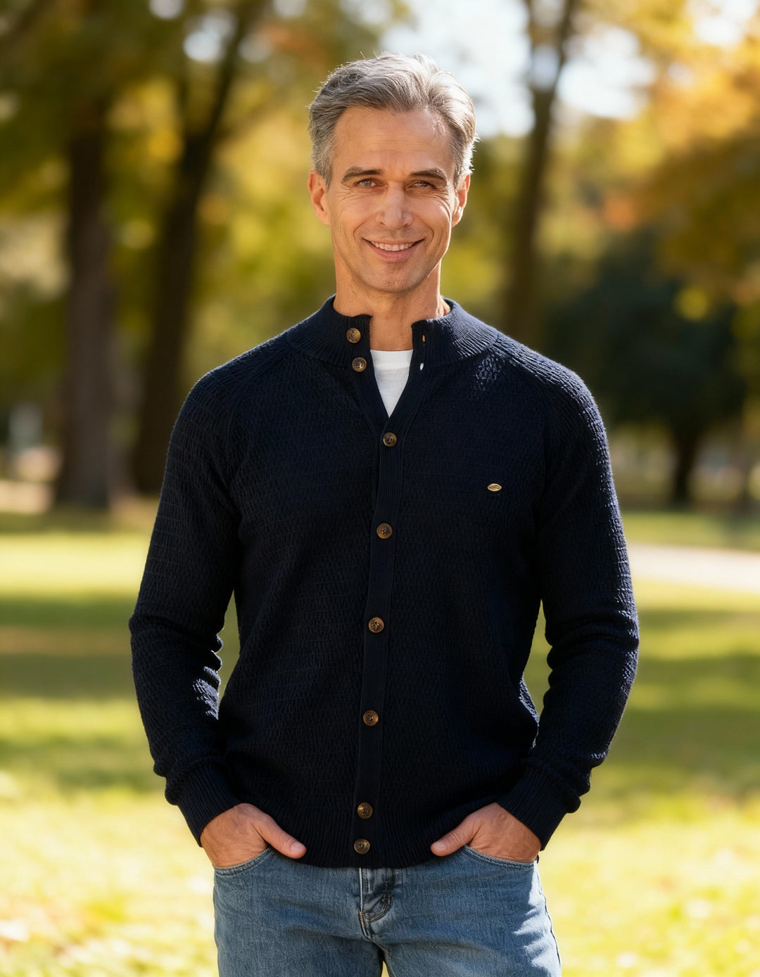 WILLIAM | ELEGANT SLIM-FIT CARDIGAN